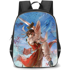 Kingdom Kyou Kai Backpack School Bag StudentPack - Kyou Kai Fighting Stance Fierce Portrait