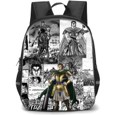 Kingdom Mon Bu Backpack School Bag StudentPack - Mon Bu Fierce Portrait Comic Background