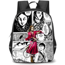 Kingdom Mou Ten Backpack School Bag StudentPack - Mou Ten Fierce Portrait Comic Background