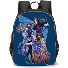 Kingdom Hearts Aqua Backpack StudentPack - Aqua Terra Holding Each Other