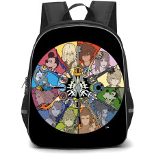 Kingdom Hearts Backpack StudentPack - Characters Wheel Each Weapon