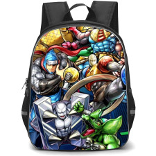 Kinikuman Backpack StudentPack - Kinikuman Cartoon Characters Collage Poster