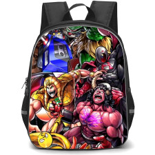 Kinikuman Backpack StudentPack - Kinikuman Characters Illustration Art Collage Poster