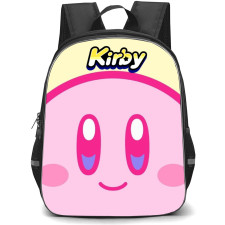 Kirby Backpack StudentPack - Kirby Avatar On Yellow Background