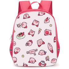 Kirby Backpack StudentPack - Kirby Cartoon Art Pattern Art
