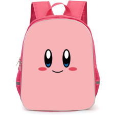 Kirby Backpack StudentPack - Kirby Face Minimalist