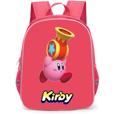 Kirby Backpack StudentPack - Kirby Holding Crackler Sticker
