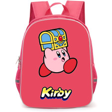 Kirby Backpack StudentPack - Kirby Holding Treasure Chest Sticker