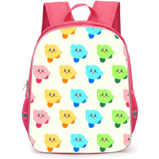 Kirby Backpack StudentPack - Team Kirby Pattern Art