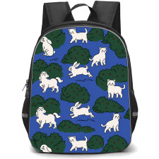 Kittybunnyponys Backpack School Bag StudentPack - Kittybunnyponys Kitty Bunny Pony Grove Pattern Poster