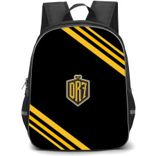 DR7 Backpack School Bag StudentPack - DR7 Large Logo With Stripe