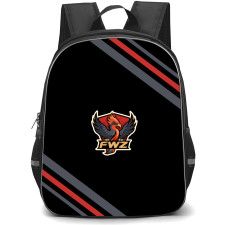 FWZ Backpack School Bag StudentPack - FWZ Large Logo With Stripe