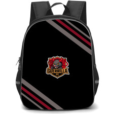 Guerrilla FC Backpack School Bag StudentPack - Guerrilla FC Large Logo With Stripe