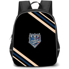 Panam All Starz Backpack School Bag StudentPack - Panam All Starz Large Logo With Stripe