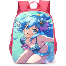KonoSuba Aqua Backpack StudentPack - Aqua Blue Swimsuit Portrait