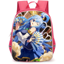 KonoSuba Aqua Backpack StudentPack - Aqua Hold Two Fan Portrait