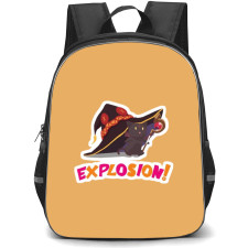 KonoSuba Chomusuke Backpack StudentPack - Chomusuke Explosion Sticker Art
