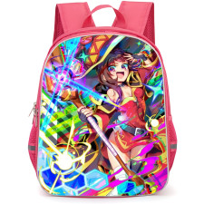 KonoSuba Megumin Backpack StudentPack - Megumin Colorful Wand Illustration