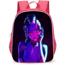 Kpop Demon Hunters Rumi Backpack School Bag StudentPack - Kpop Demon Hunters Rumi Hand On Face In Demon Form