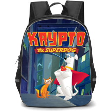 Krypto Superdog Backpack StudentPack - Krypto And Streaky Poster