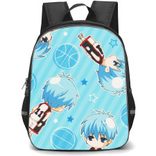 Kuroko's Basketball Kuroko Tetsuya Backpack StudentPack - Kuroko Tetsuya Chibi Pattern Art