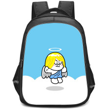 Lines Friends James Backpack StudentPack - James Angle Flying Poster