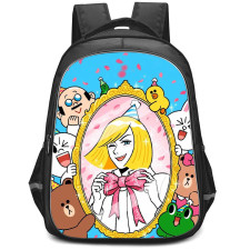Lines Friends James Backpack StudentPack - James On Mirror Holding Lines Friends Members