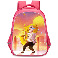 Lines Friends James Backpack StudentPack - James Playing Saxophone Poster