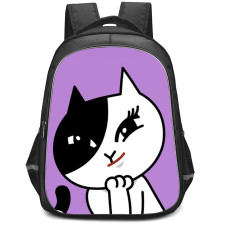 Lines Friends Jessica Backpack StudentPack - Jessica Smiling Portrait On Purple Background