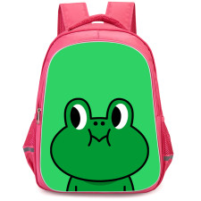 Lines Friends Leonard Backpack StudentPack - Leonard Portrait On Green Background