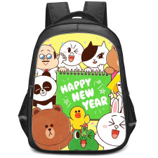 Lines Friends Backpack StudentPack - Lines Friends New Year Poster