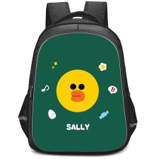 Lines Friends Sally Backpack StudentPack - Sally Avatar On Green Background