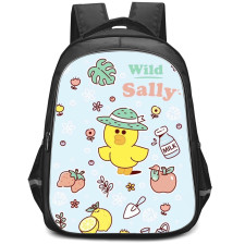 Lines Friends Sally Backpack StudentPack - Sally Wild Poster On Blue Background