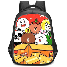 Lines Friends Backpack StudentPack - Lines Friends Shopping Day Poster