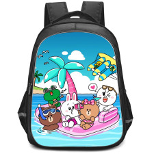 Lines Friends Backpack StudentPack - Lines Friends Spending Summer Vacation