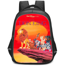 The Lion King Backpack StudentPack - The Lion King Offical Poster Red Background
