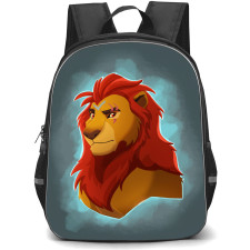 The Lion King Simba Backpack StudentPack - Simba Side Portrait Illustration Art
