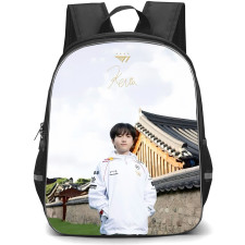 T1 Keria Backpack StudentPack - Keria Portrait Arms inside Jacket