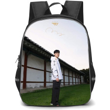 T1 Zeus Backpack StudentPack - Zeus Standing Portrait Traditional House Background