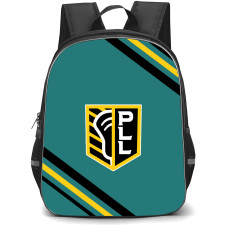 Premier Lacrosse League logo Backpack School Bag StudentPack - Large Logo With Stripe