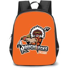 Calgary Roughnecks Backpack School Bag StudentPack - Logo Orange Background
