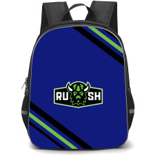 Saskatchewan Rush Backpack School Bag StudentPack - Large Logo With Stripe