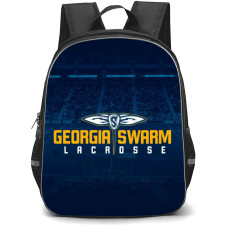 Georgia Swarm Backpack School Bag StudentPack - Logo Blu Stadium Background