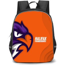 Halifax Thunderbirds Backpack School Bag StudentPack - Logo Half Orange Background