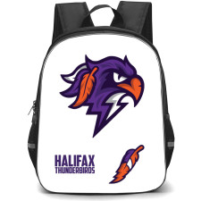 Halifax Thunderbirds Backpack School Bag StudentPack - Logo Wordmark White Background