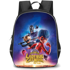 Ladybug And Cat Noir The Movie Backpack StudentPack - Characters In The City