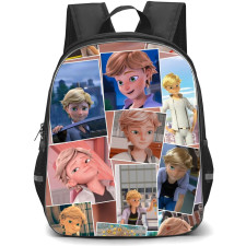 LadyBug Adrien Agreste School Backpack StudentPack - Adrien Agreste Photo Collage