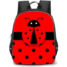 LadyBug School Backpack StudentPack - Lady Bug Insect Pattern Art