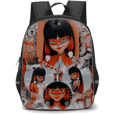 LadyBug Lila Rossi School Backpack StudentPack - Lila Rossi Volpina Collage