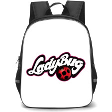 LadyBug School Backpack StudentPack - LadyBug Word Art